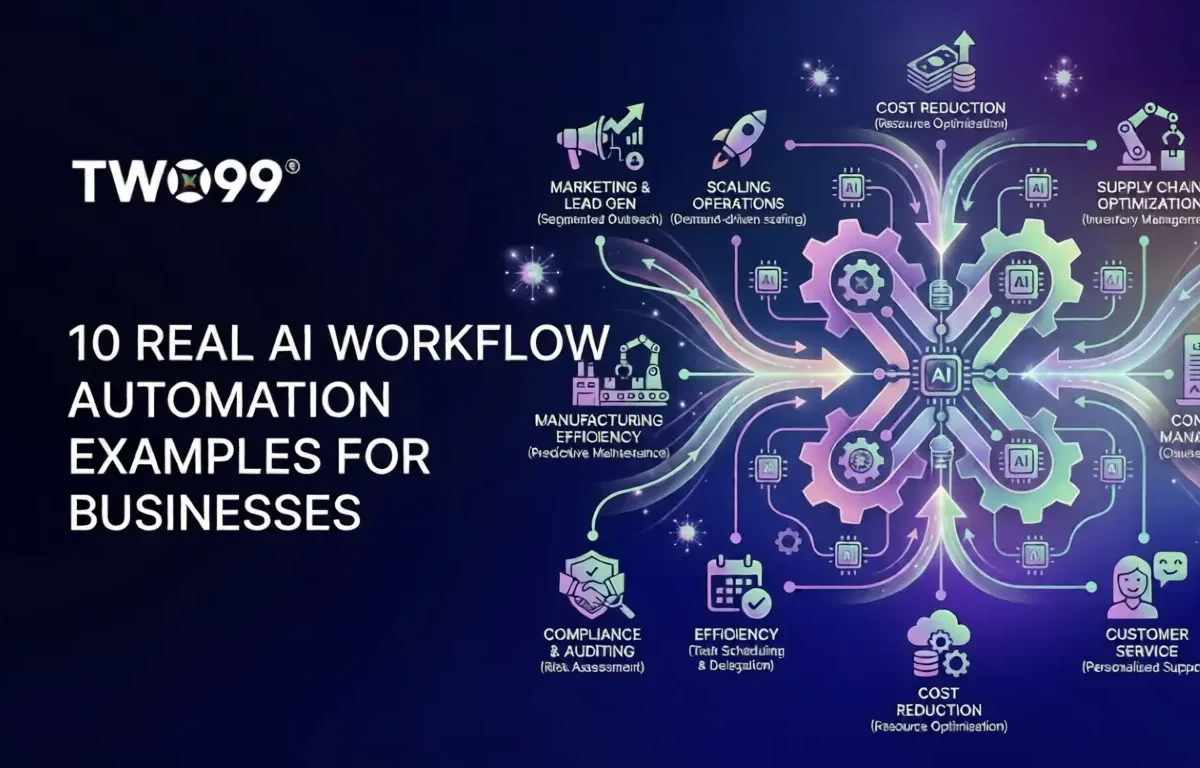 10 Real AI Workflow Automation Examples for Businesses